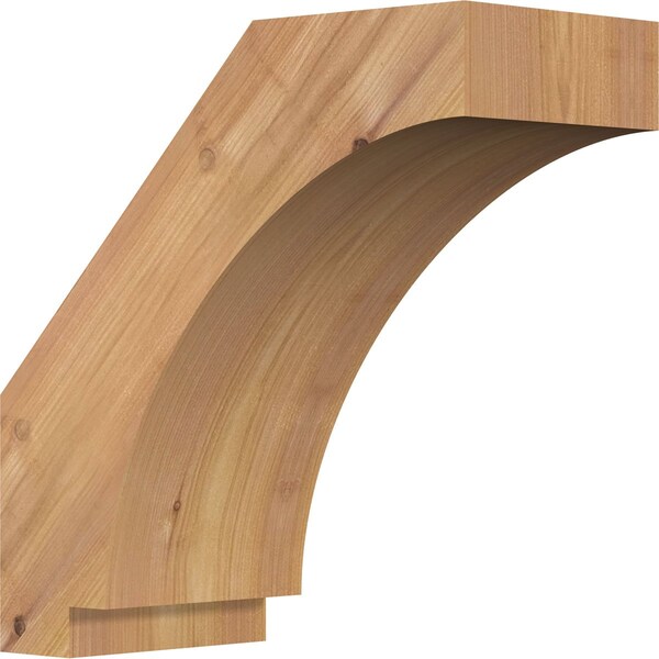 Ekena Millwork 5 1/2"W x 12"D x 12"H Imperial Smooth Knee Brace, Western Red Cedar BRC06X12X12IMP00SWR - main